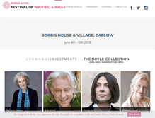 Tablet Screenshot of festivalofwritingandideas.com
